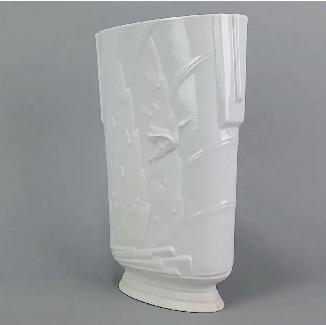Very Rare Franz Bouraine Statue Vase, Art Deco, Japan photo Art