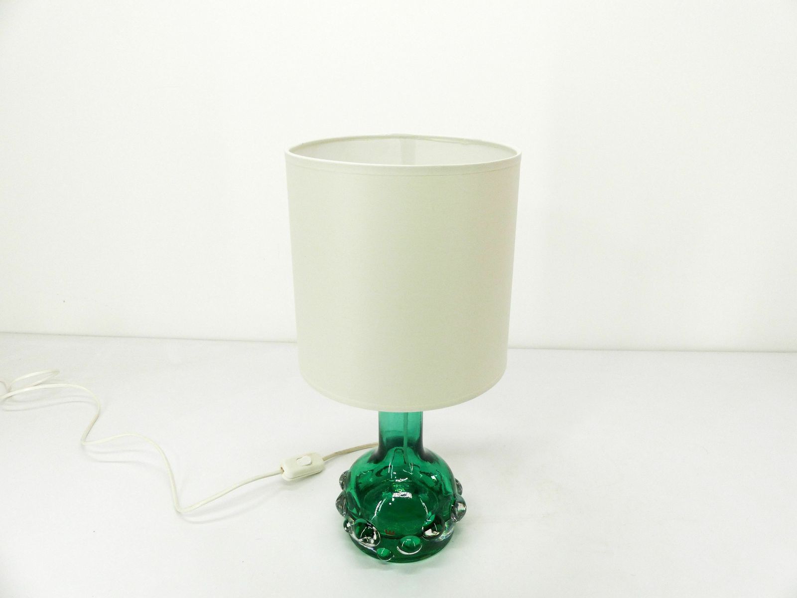 Scandinavian Green Glass Lamp Kosta Hans Owe Sandeberg Sweden 1960 photo 550.0