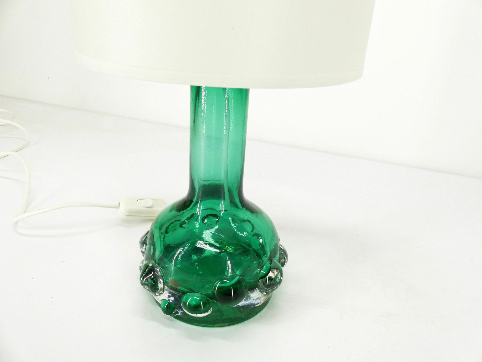 photo furniture Scandinavian Green Glass Lamp Kosta Hans Owe Sandeberg Sweden 1960