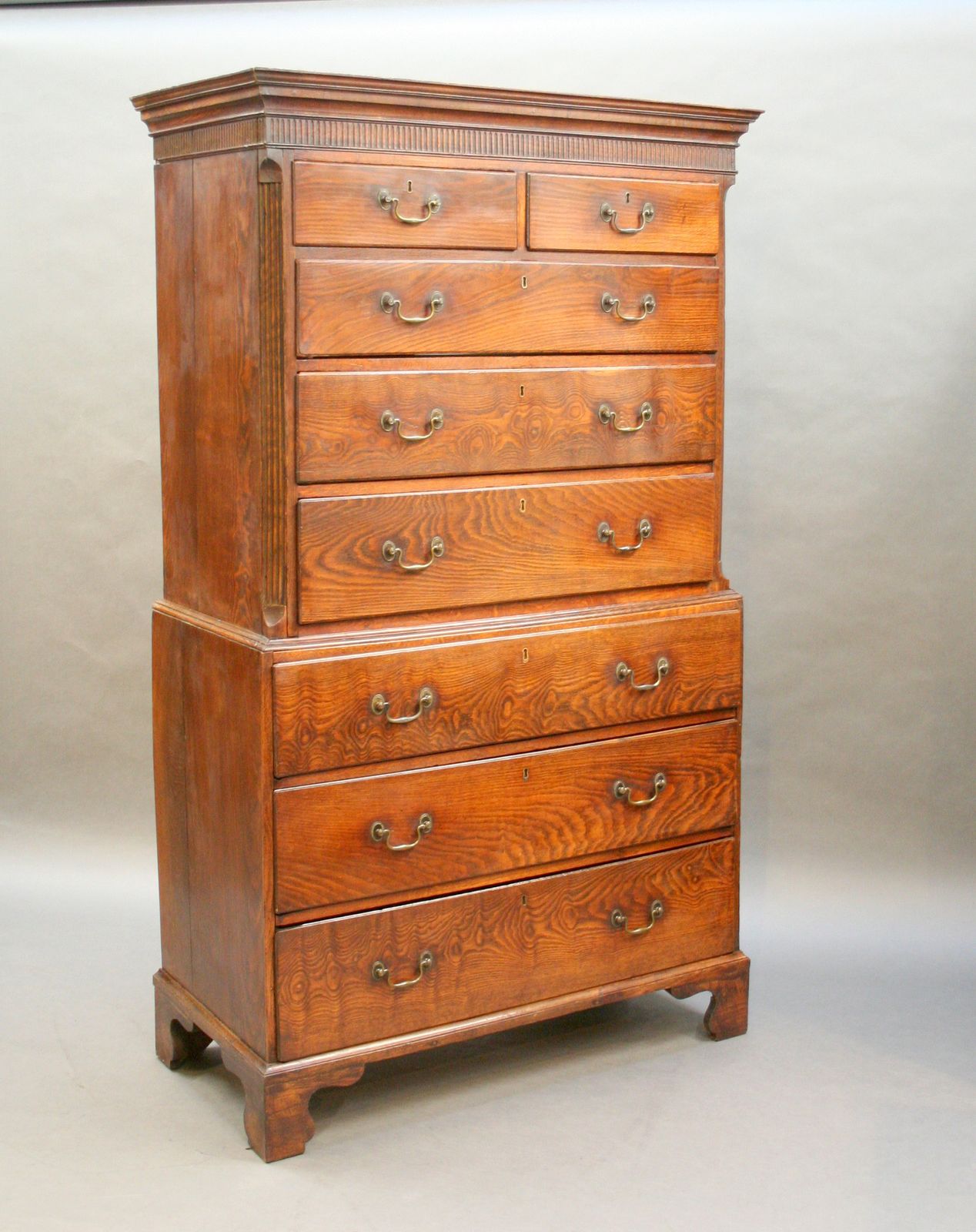 Furniture Rare George 111 Tallboy Chest Of Drawers photo