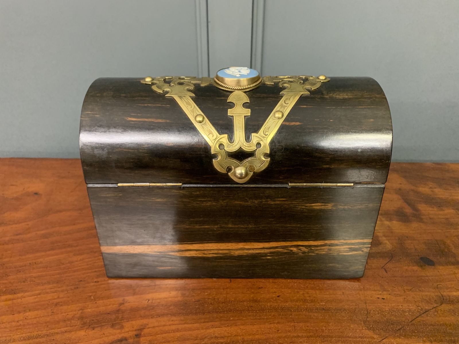 Victorian Coromandel Stationary Casket photo Furniture