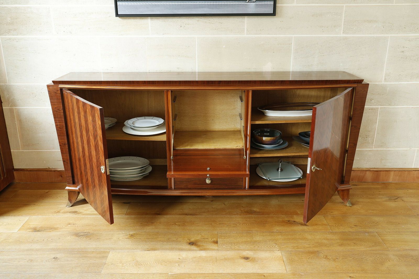 Art Déco Style Buffet In The Taste Of Jules Leleu photo vinterior