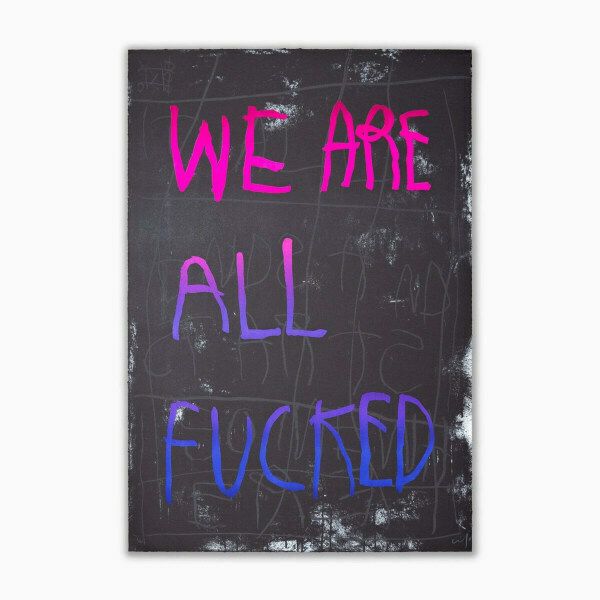 Cb Hoyo We Are All Fucked   Pink And Blue, 2021