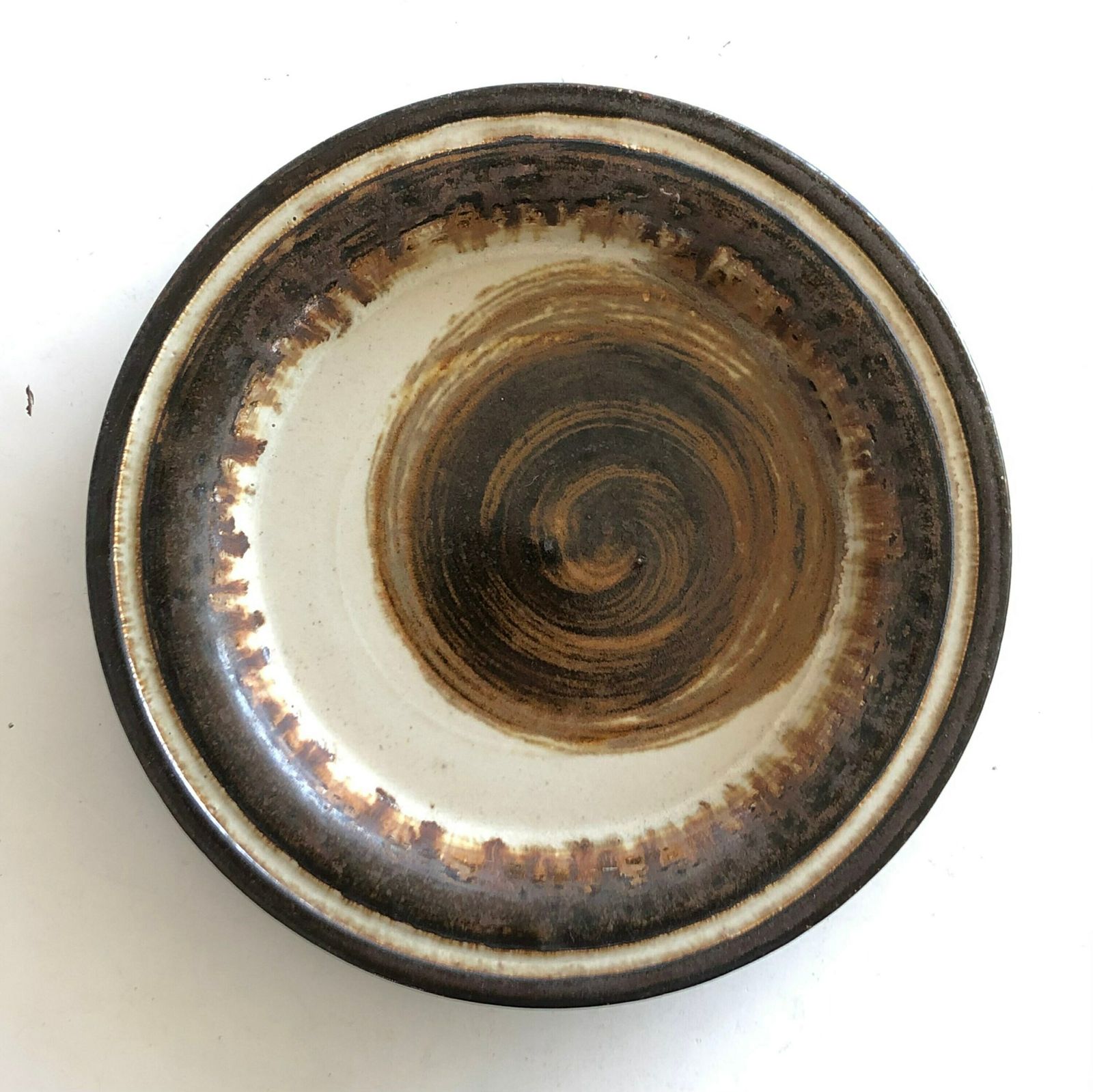 Danish Mid Century Axella Design Original Fine Art Stone Ware Studio Platter With Organic Assymetic Pattern In Strong Colors photo furniture