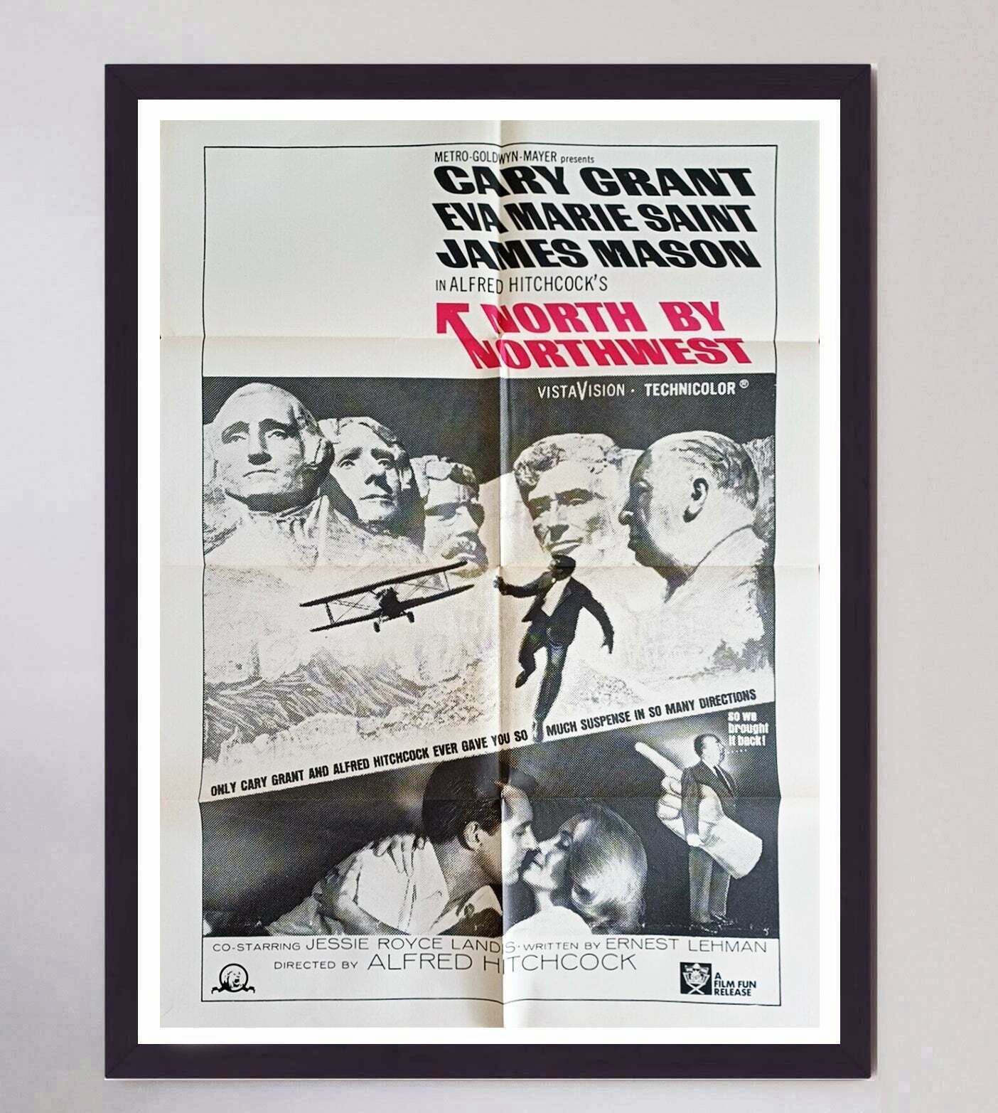 North By Northwest, 1950s, Original Vintage Poster photo furniture