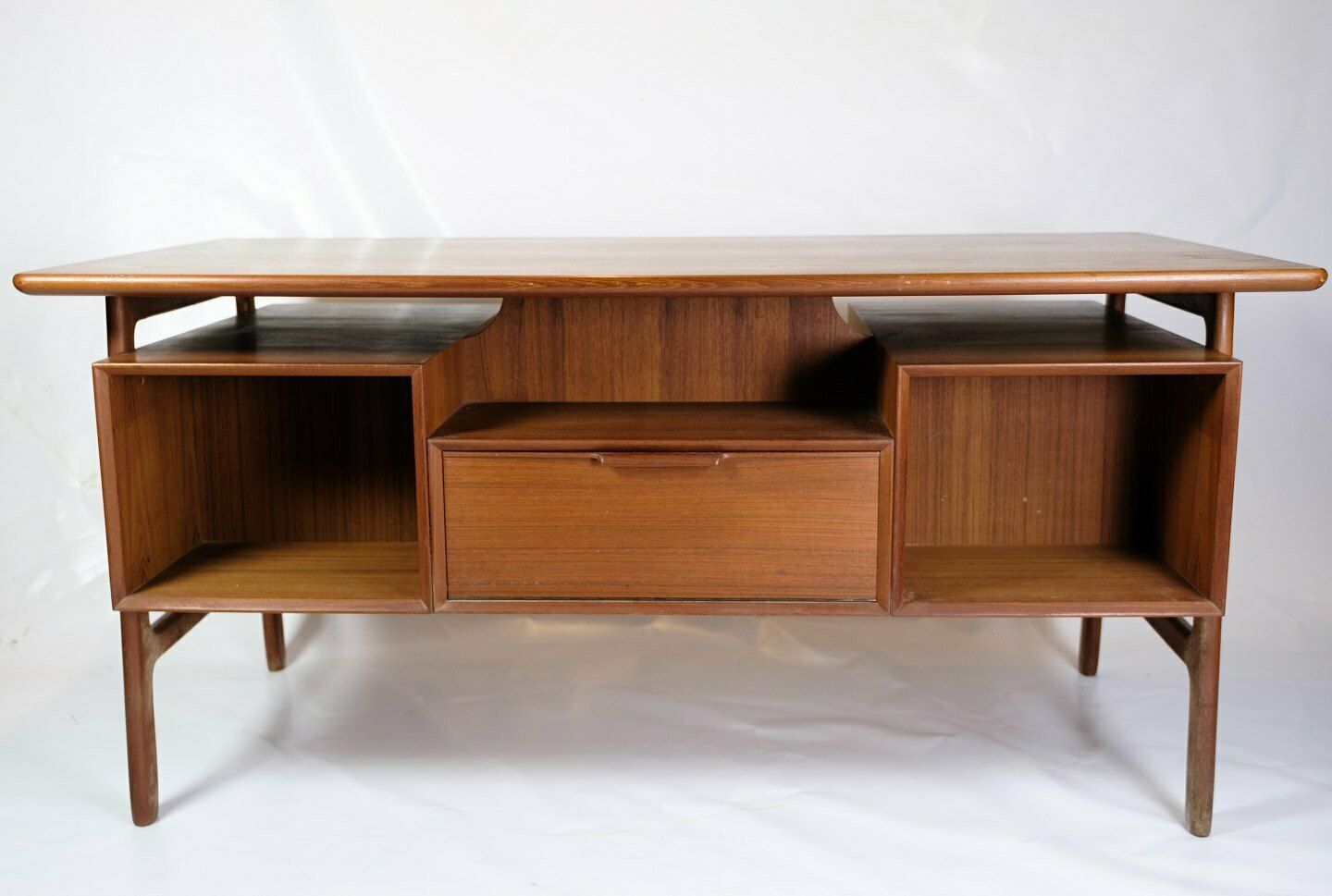 Desk In Teak Model 75 By Omann Junior Møbelfabrik From 1960s photo buy