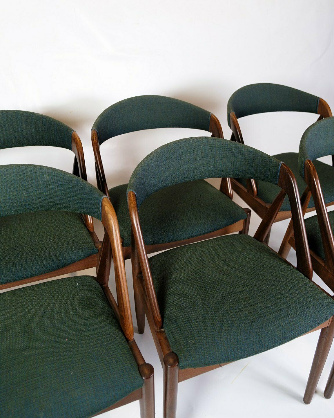 Set Of 6 Dining Room Chairs Model 31 In Teak By Kai Kristiansen From 1950s photo furniture