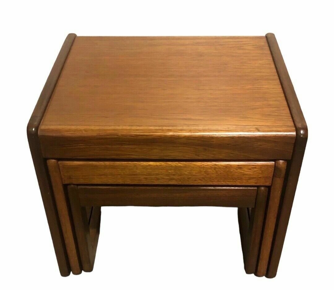 Retro Teak Nest Of Coffee Tables photo Furniture