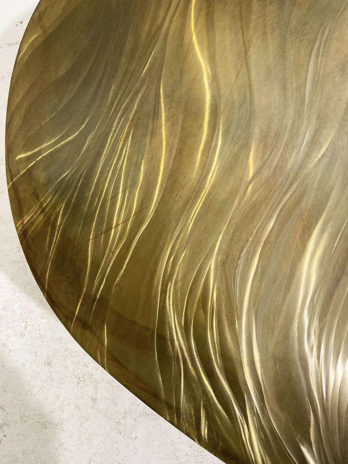Mid Century Brass Coffee Table By Christian Krekels, Belgium, 1970s photo buy
