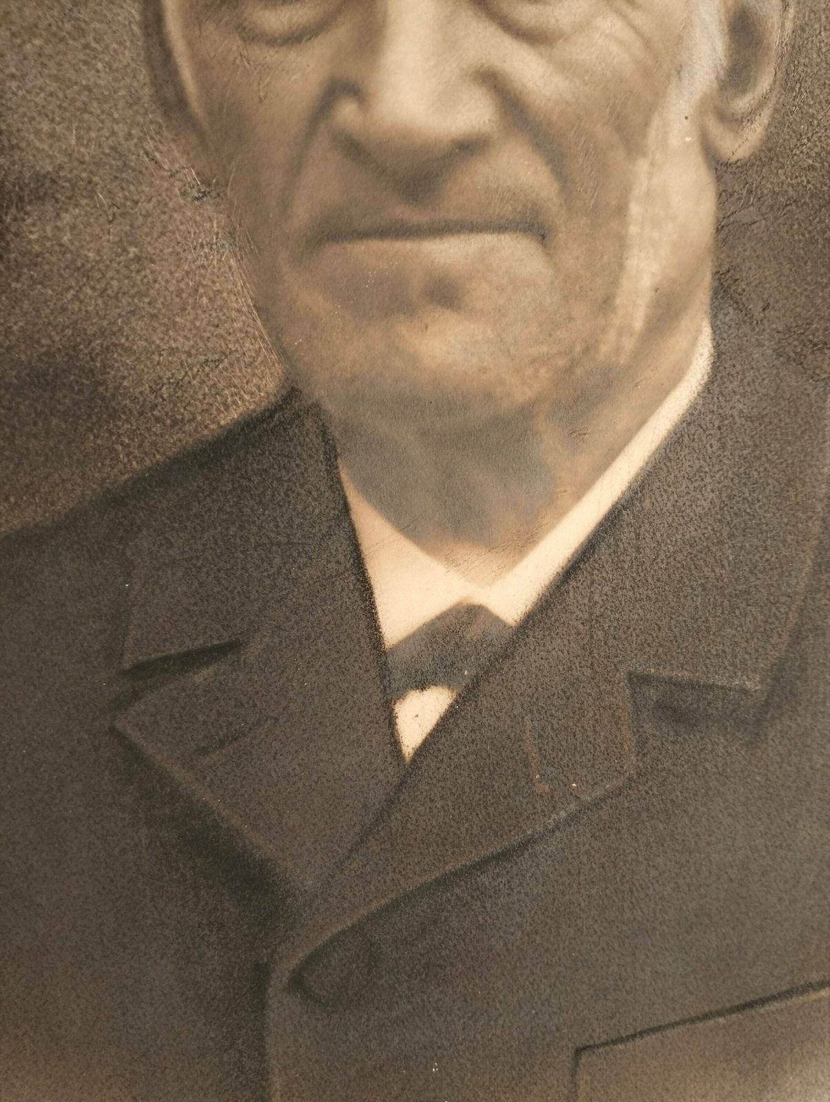 Vintage Frans Portretfoto, Jaren 1900 – Antiek Portret Met Omlijsting photo for sale