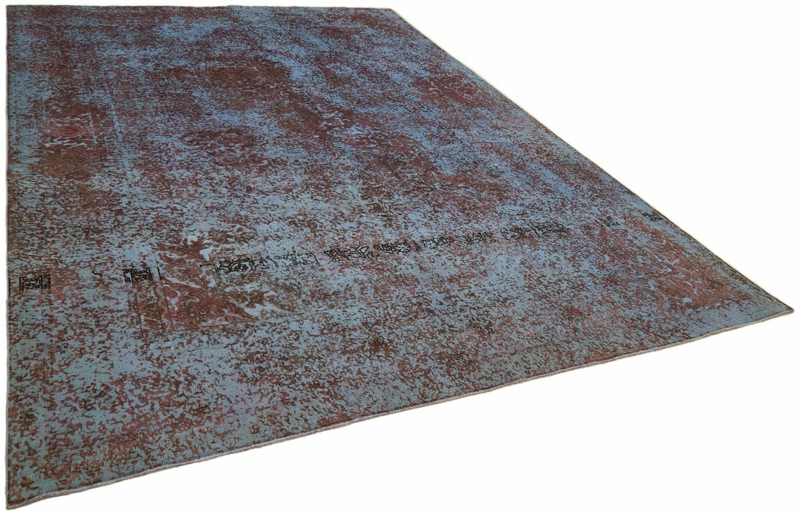 10x13 Purple Overdyed Large Area Rug   44009 photo furniture