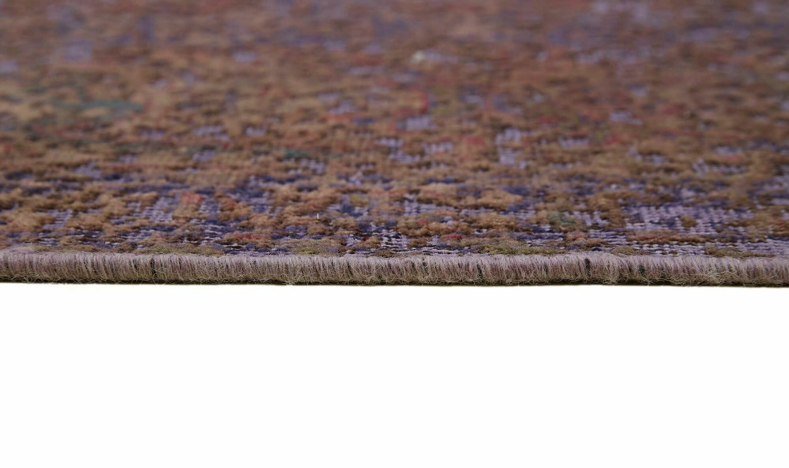 10x13 Purple Overdyed Large Area Rug   44017 photo vintage
