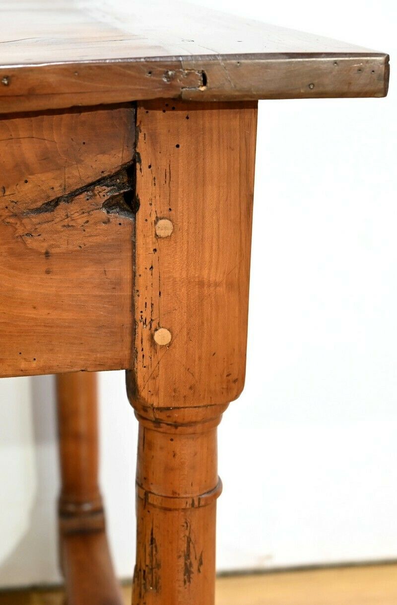 photo vintage Property Farm Table In Cherry, Louis XIV Style – Early 19th Century