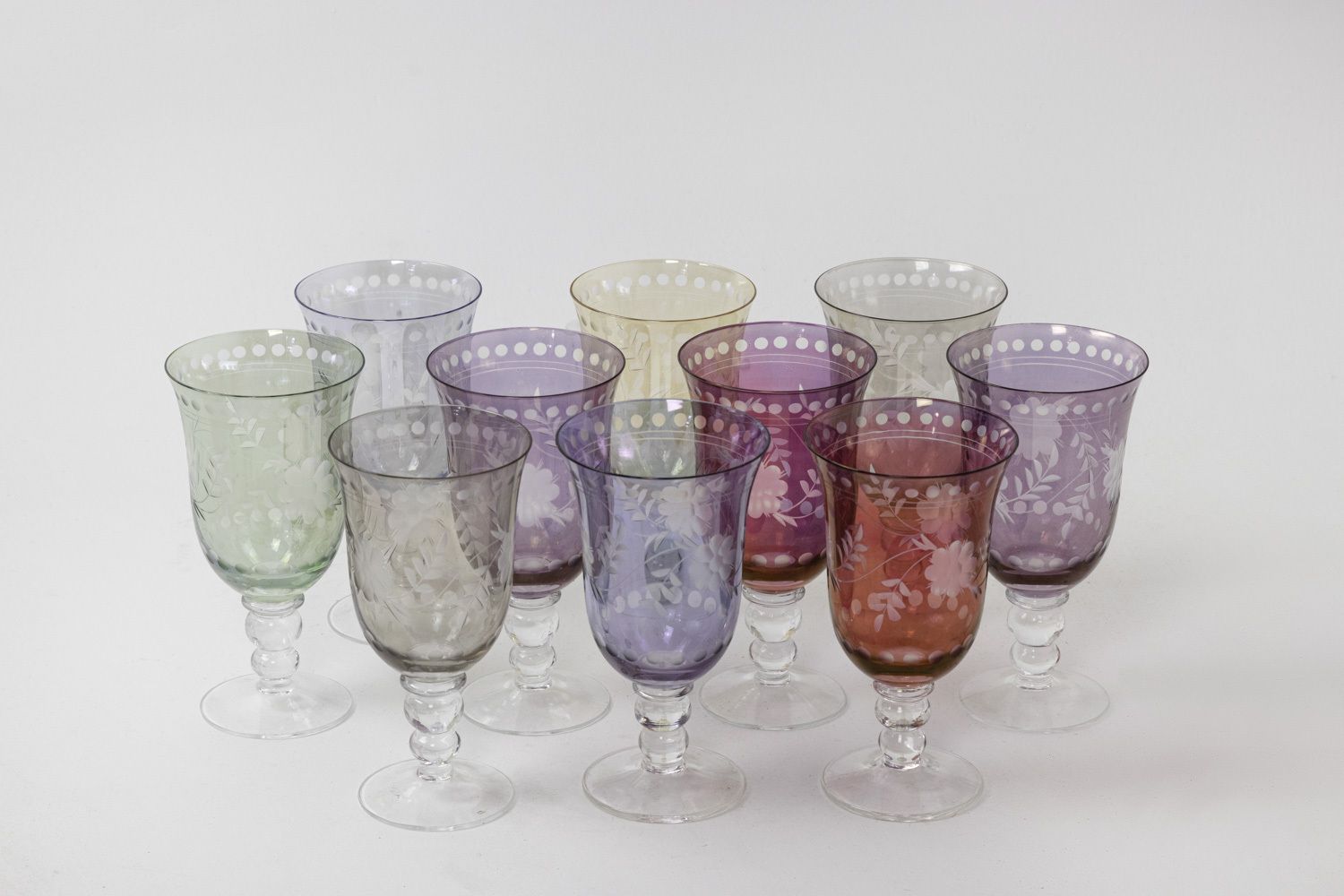 photo furniture Bohemian Crystal Style Glassware Set, Contemporary Work