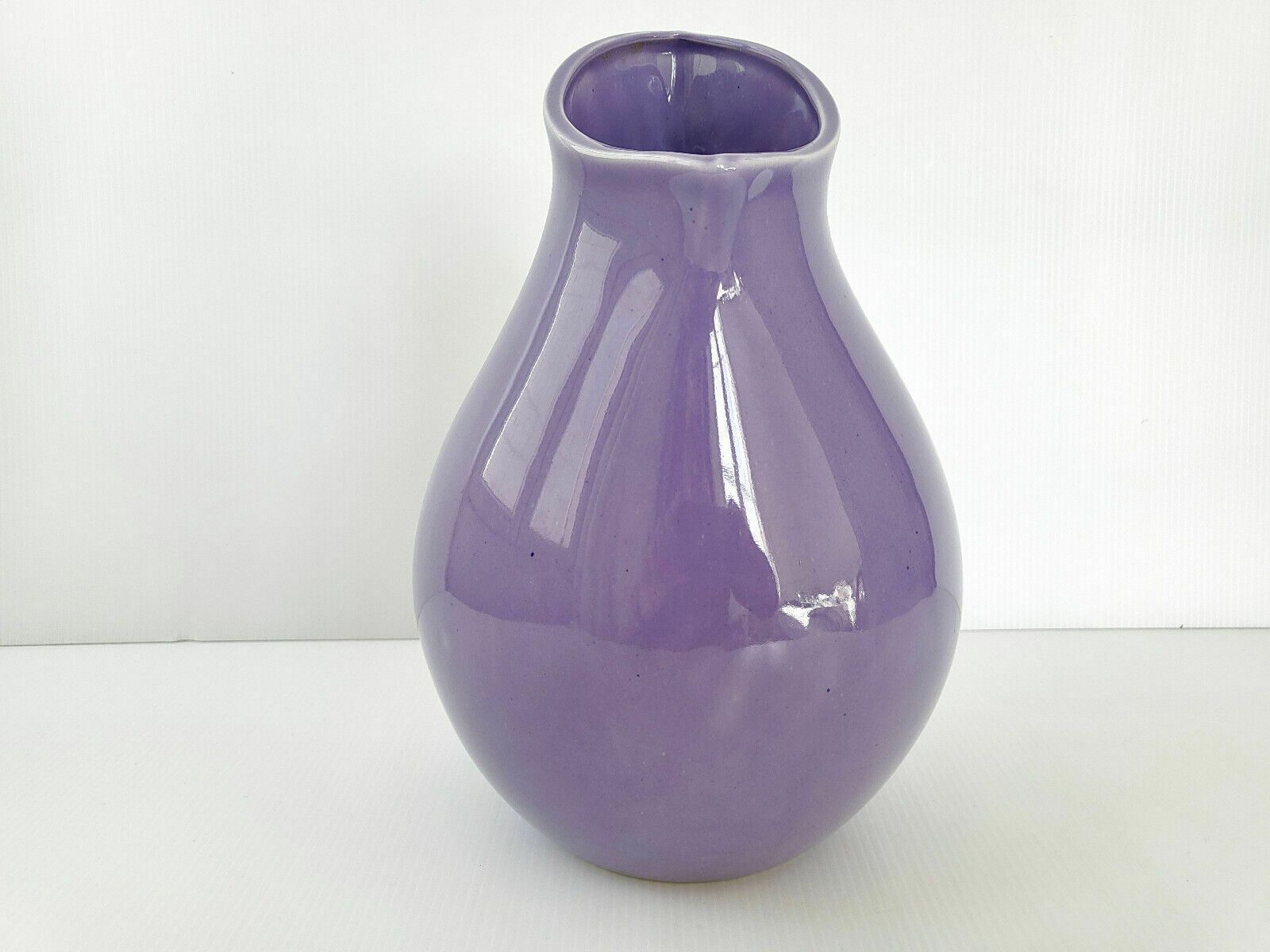 Superbe Vase Vintage 1960 Ceramique Parme Rose 60s 1960s Retro Annees 60 Signé photo Home Decor