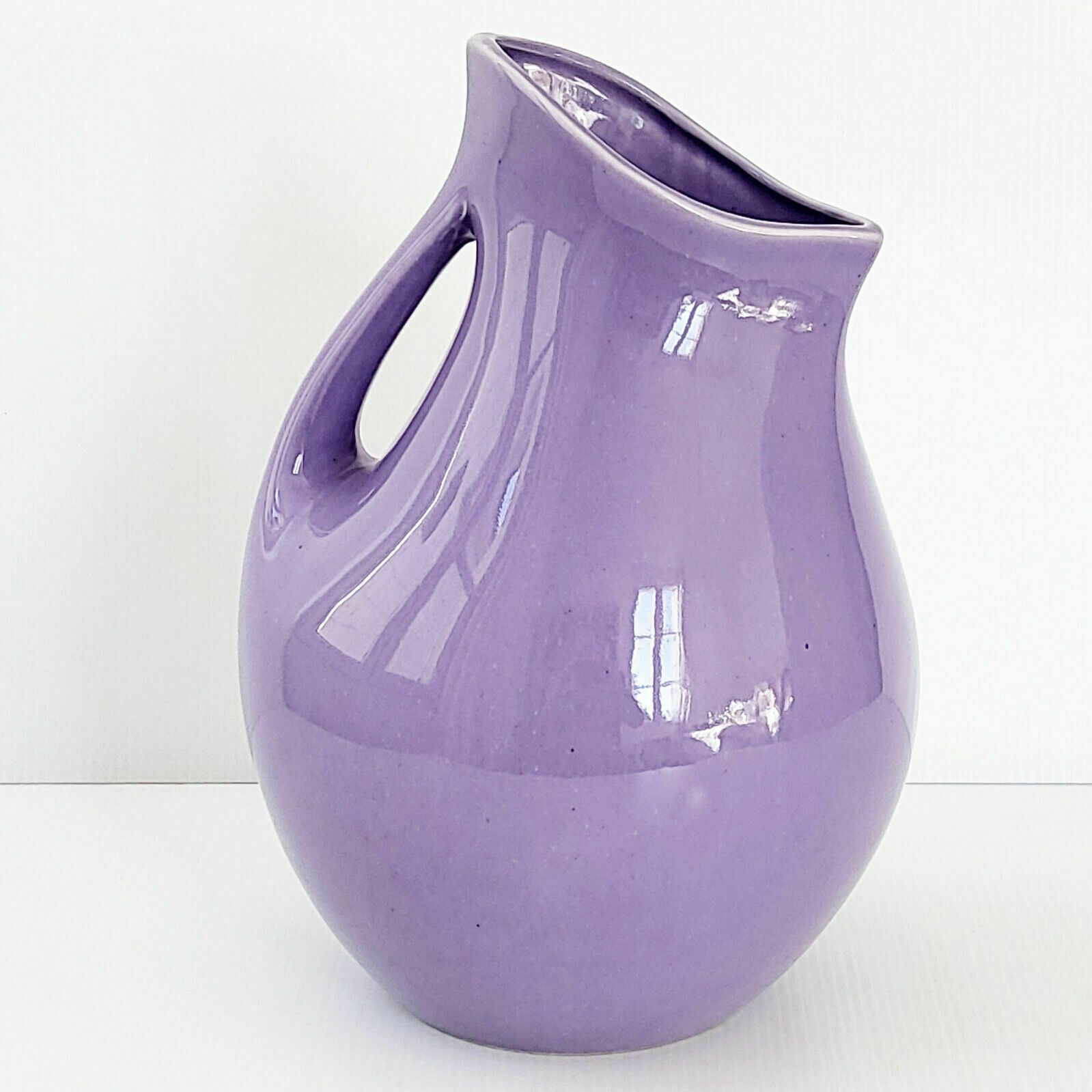 photo for sale Superbe Vase Vintage 1960 Ceramique Parme Rose 60s 1960s Retro Annees 60 Signé