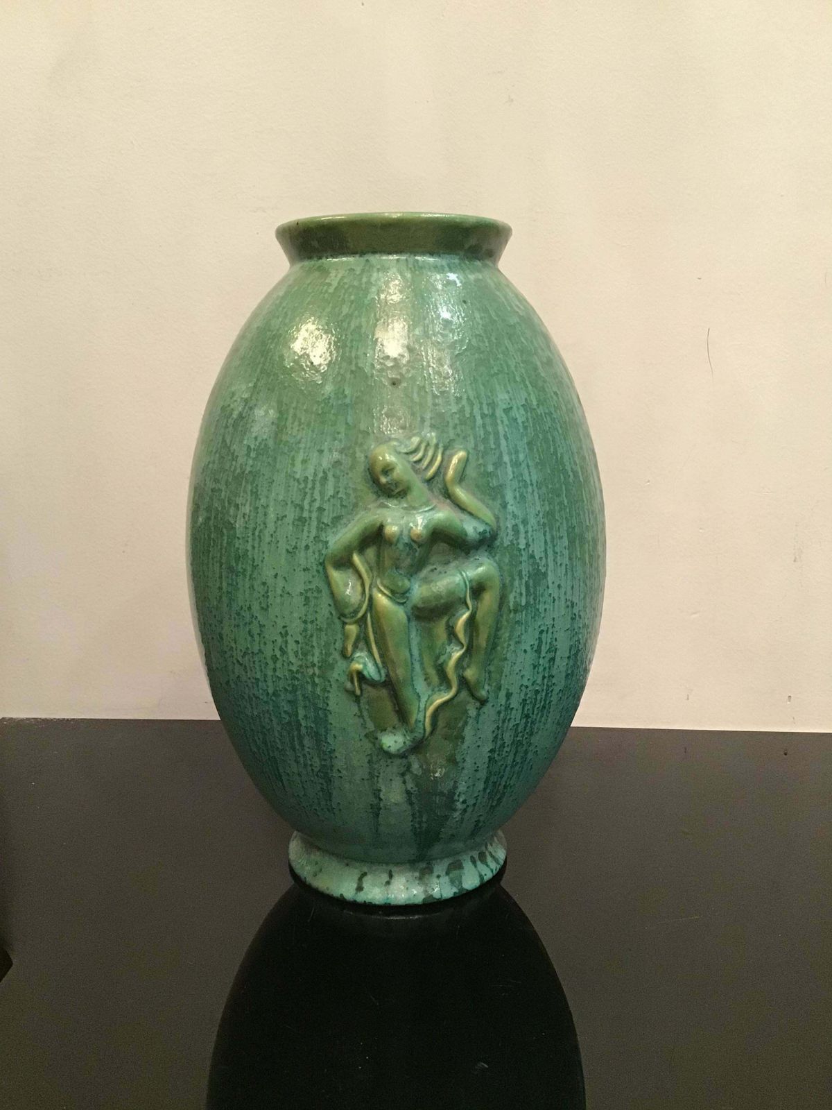 Lavenia Angelo Biancini Maiolica Vase, 1930, Italy photo furniture