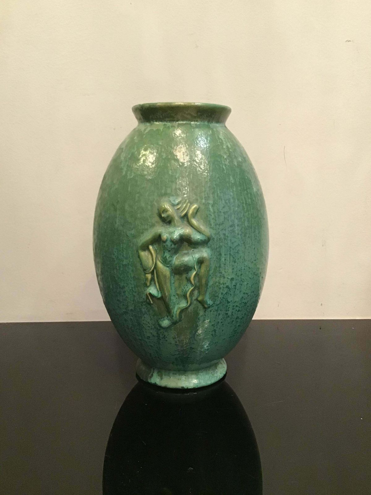 Lavenia Angelo Biancini Maiolica Vase, 1930, Italy photo Home Decor