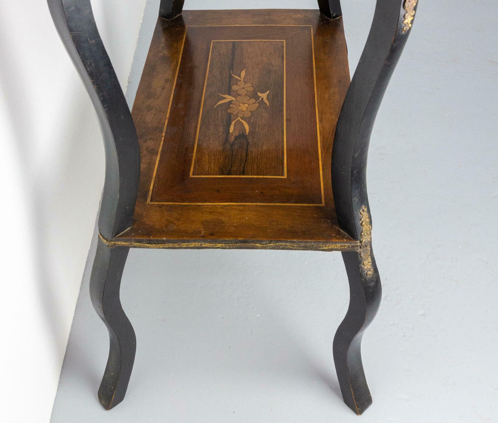 Antique French Oak Wall Mounted Console Art Deco Circa 1940 photo vinterior
