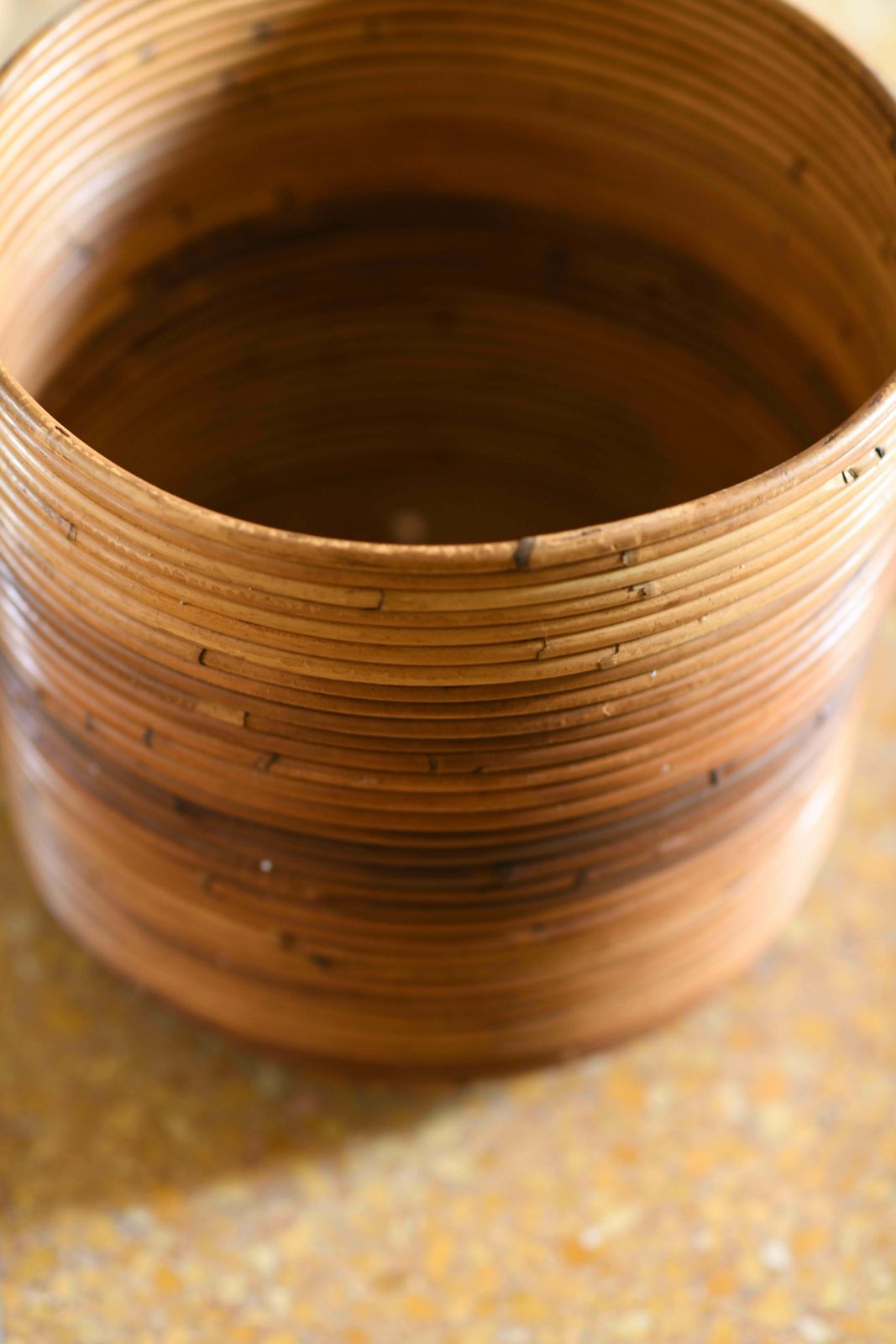 Set Of 5 Rattan Pot Holders With Wheels, Italy 1980 photo 1804.0