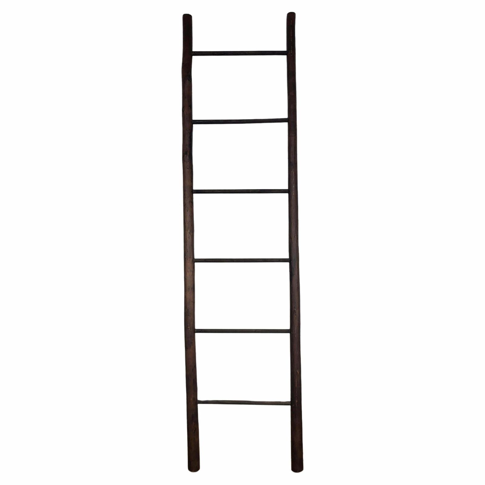 Vintage Italian Rustic Wooden Ladder Stair Step