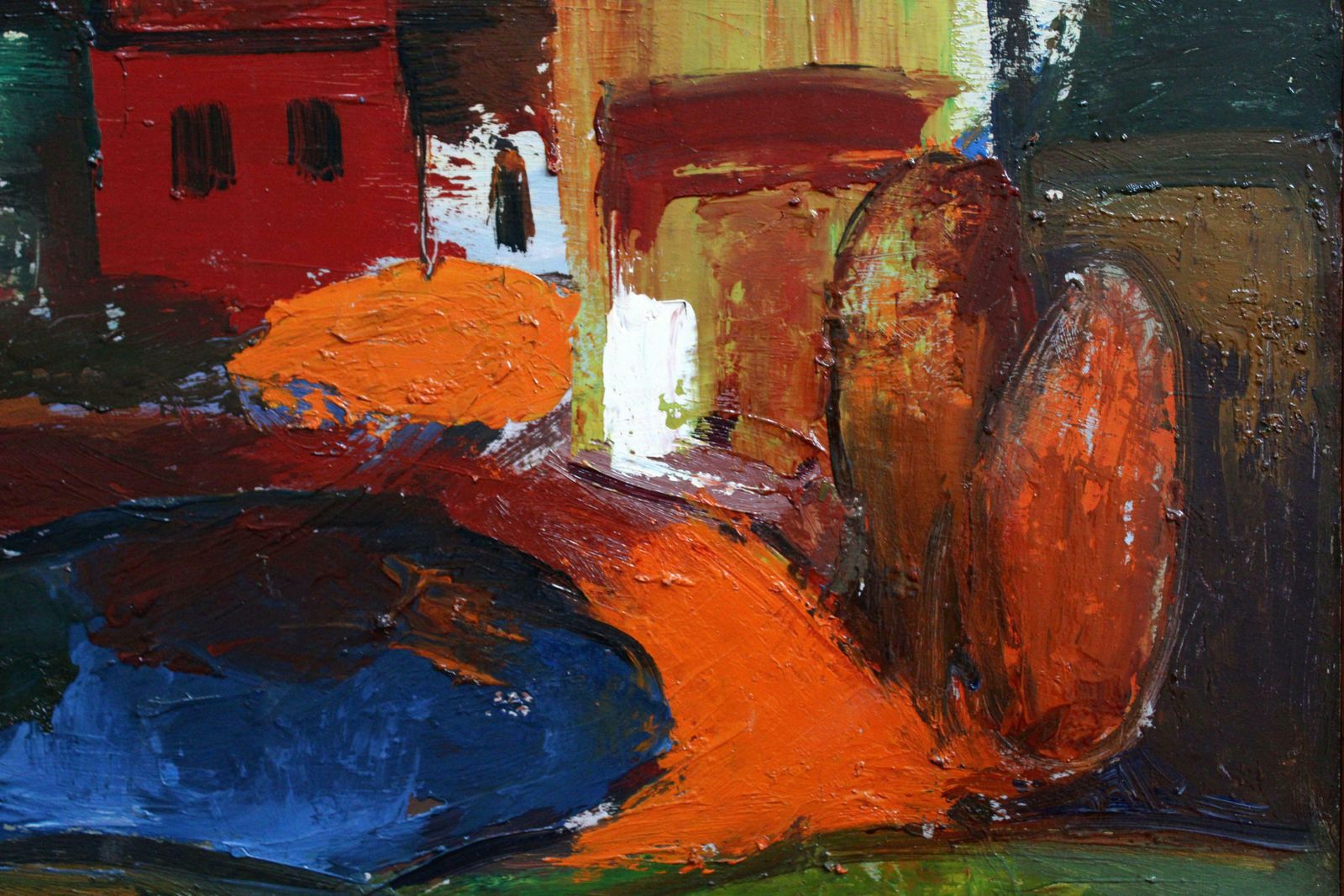 Aleksandr Rodin City Landscape. Talsi. Cardboard, Oil, 52.5x74 Cm £1,524.97 photo Art