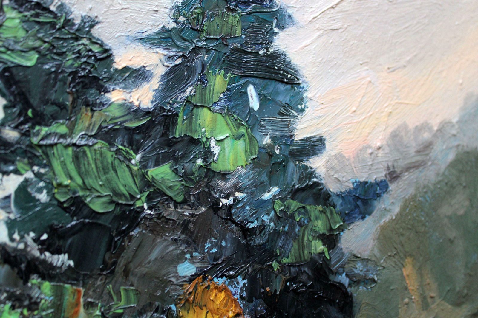 Wilhelms Girupnieks Bridge In Autumn. 1964. Oil On Cardboard, photo buy