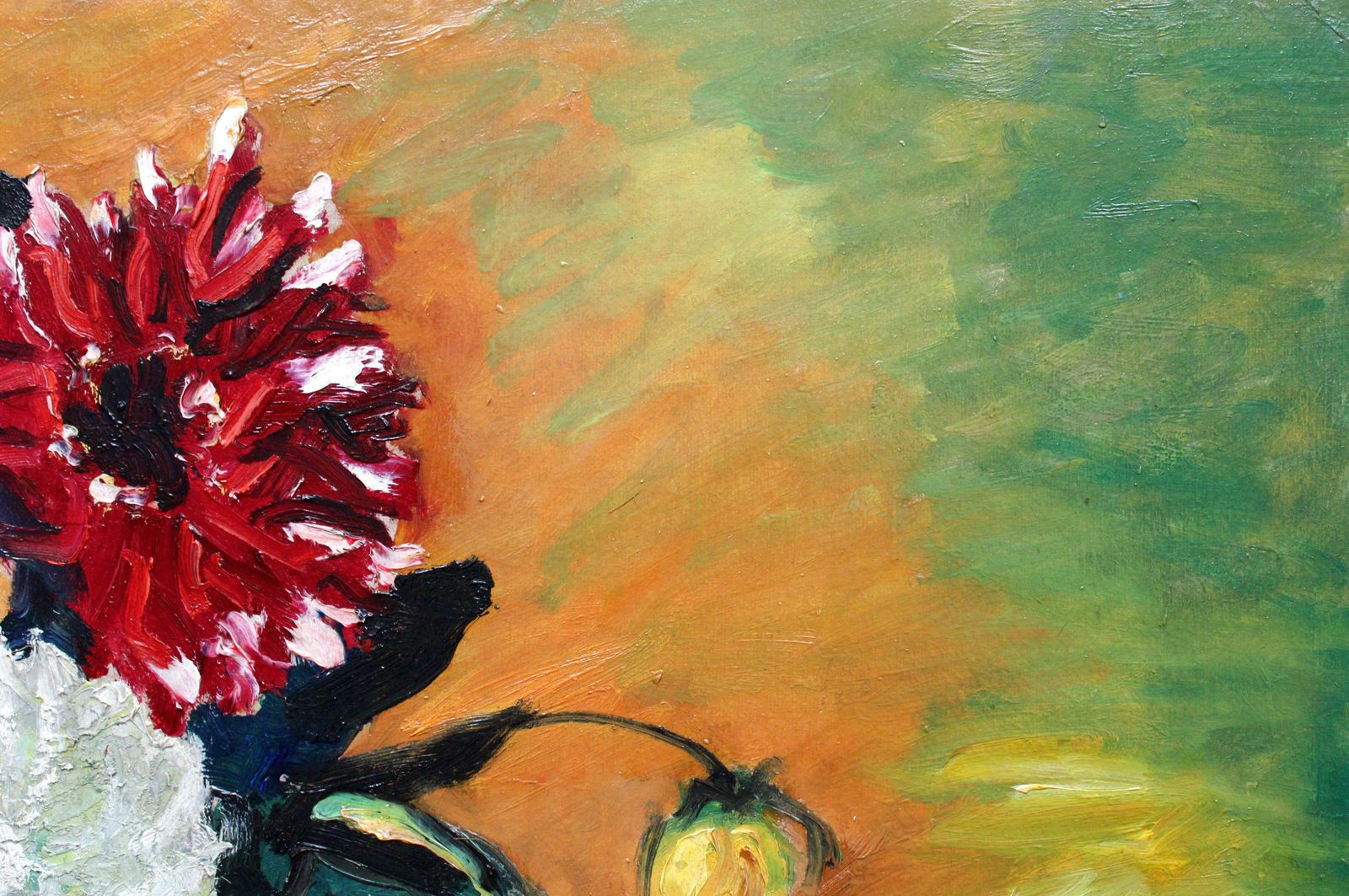 Wilhelms Girupnieks Still Life. 1964. Oil On Cardboard, photo vinterior