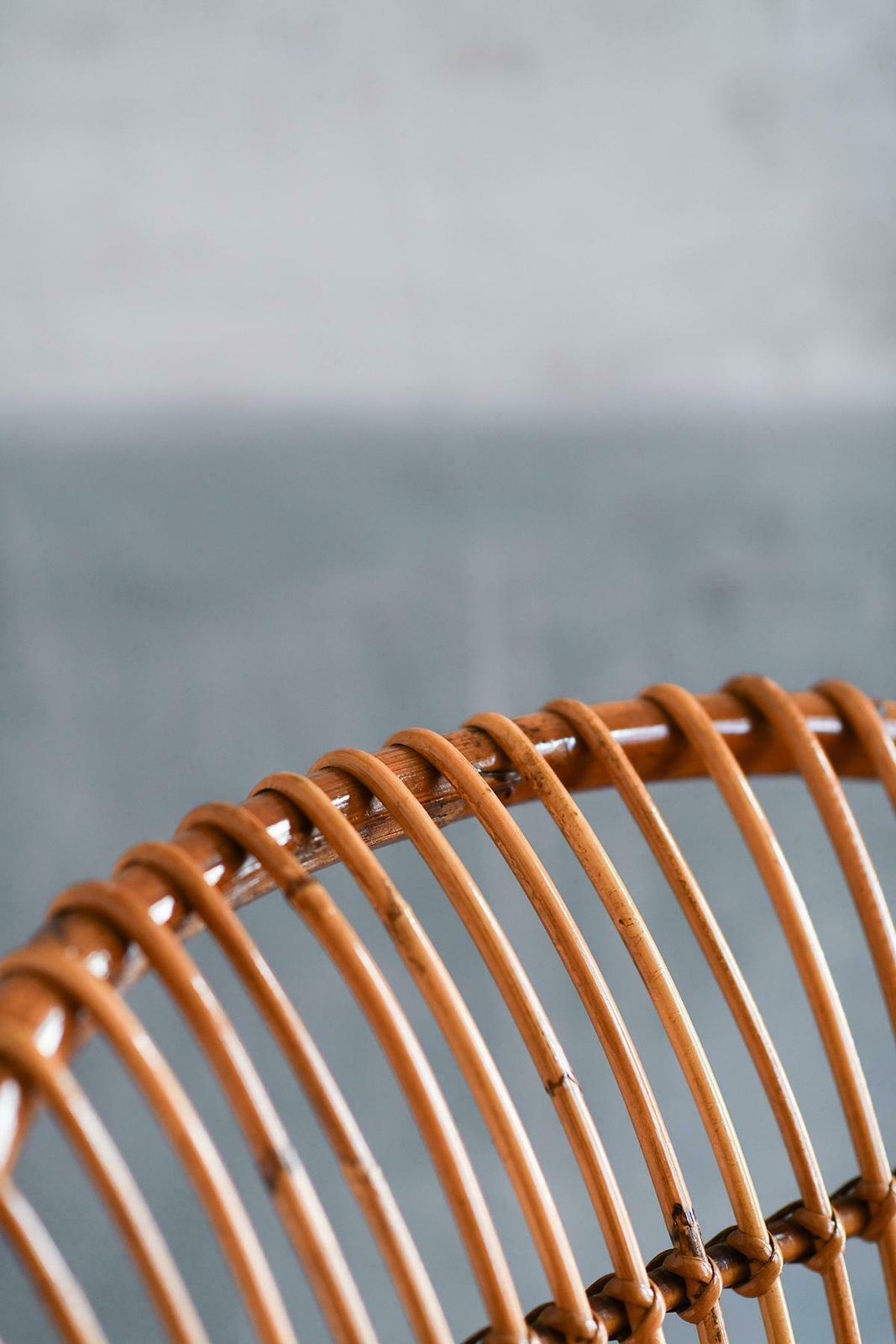 Rattan Armchair, Italy 1970, 1970s photo vintage