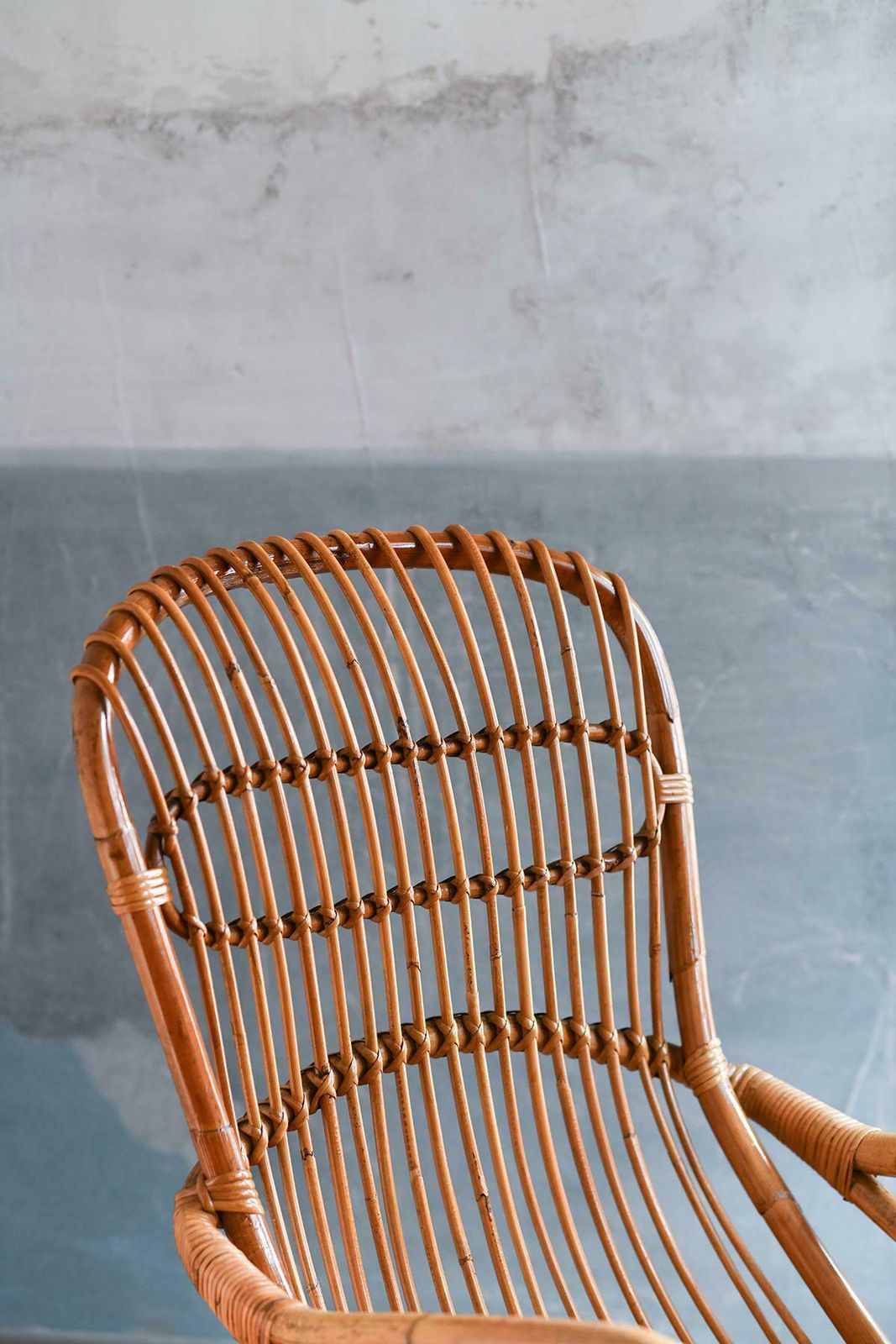Furniture Rattan Armchair, Italy 1970, 1970s photo