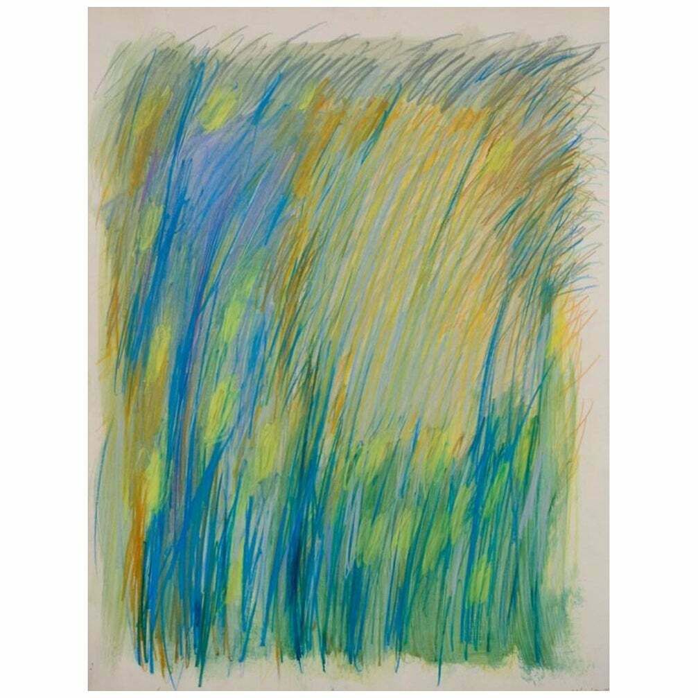 Monique Beucher. French Artist. Mixed Media On Paper. Abstract Composition 1980