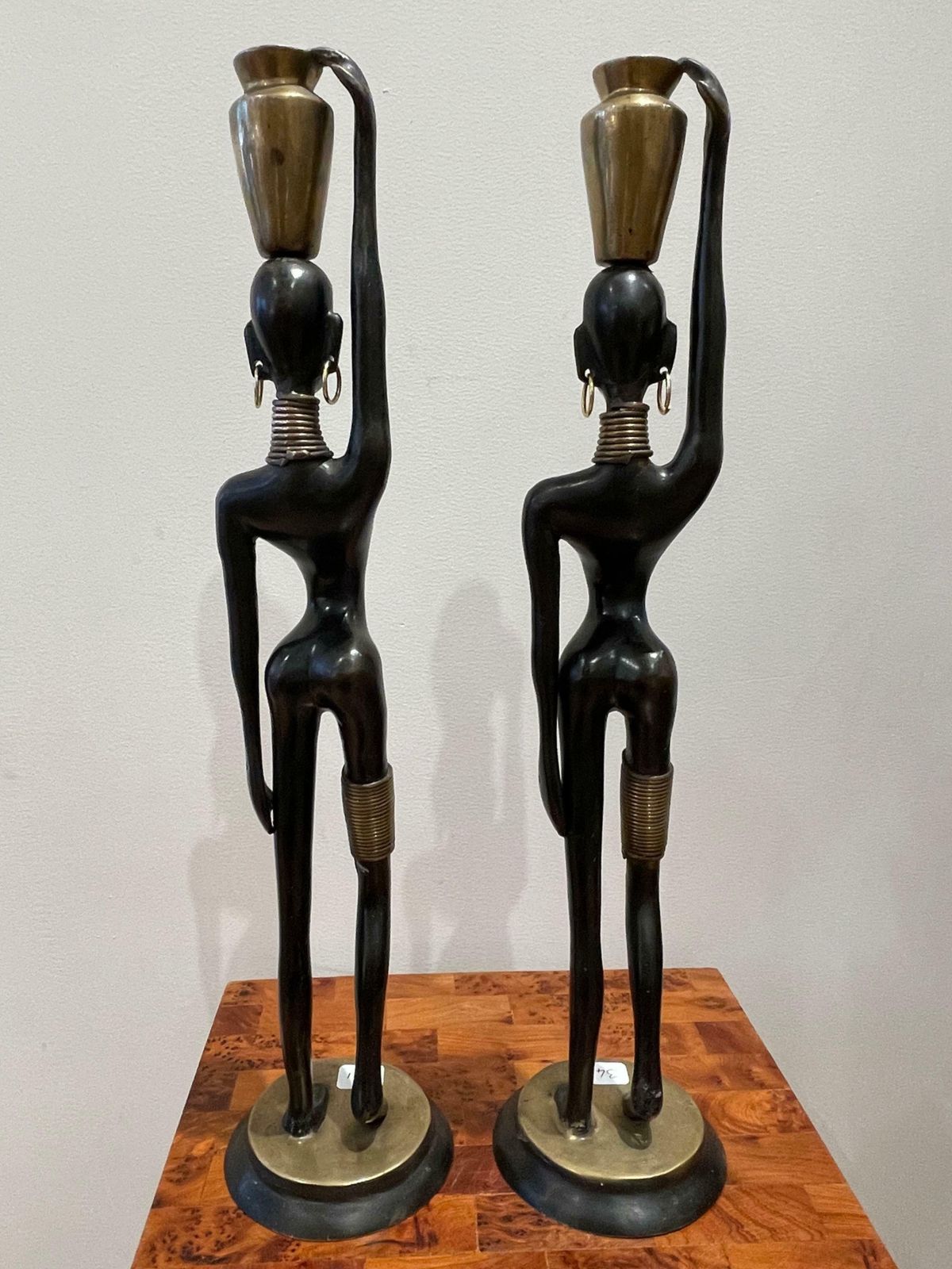 A Pair Of Women Carrying Water, In The Style Of Hagenauer photo 4609.41