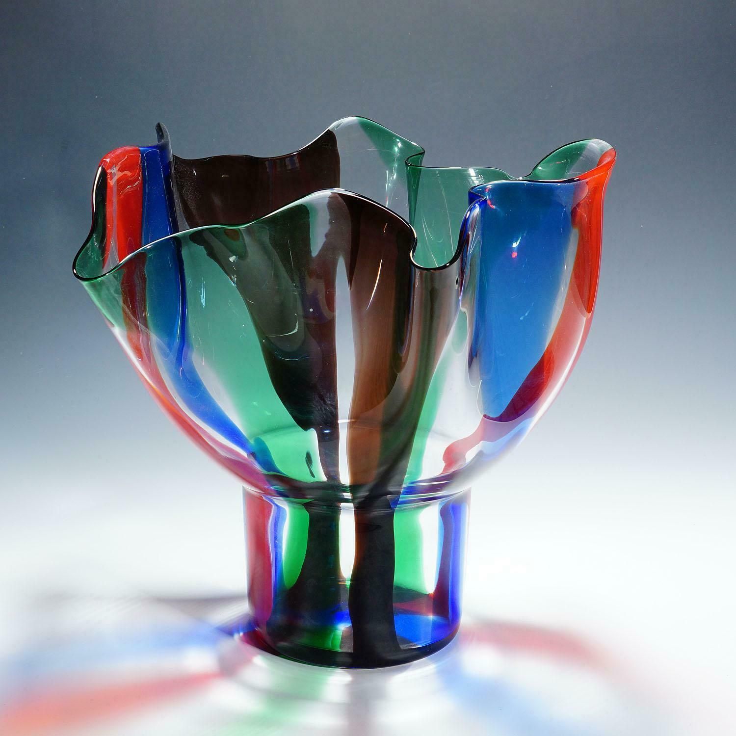 Large Venini Vase 'Kukinto', Designed By Timo Sarpaneva In 1991 photo 3102.0