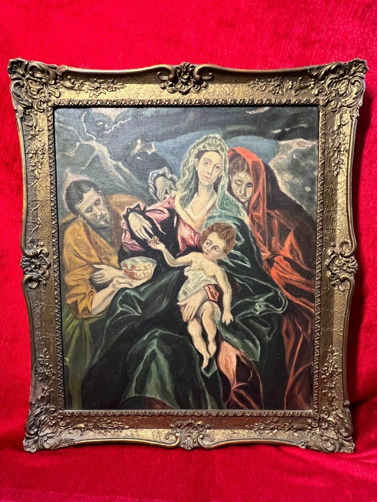 photo buy Spanish Fine Art 'The Holy Family With Mary Magdalen' After El Greco
