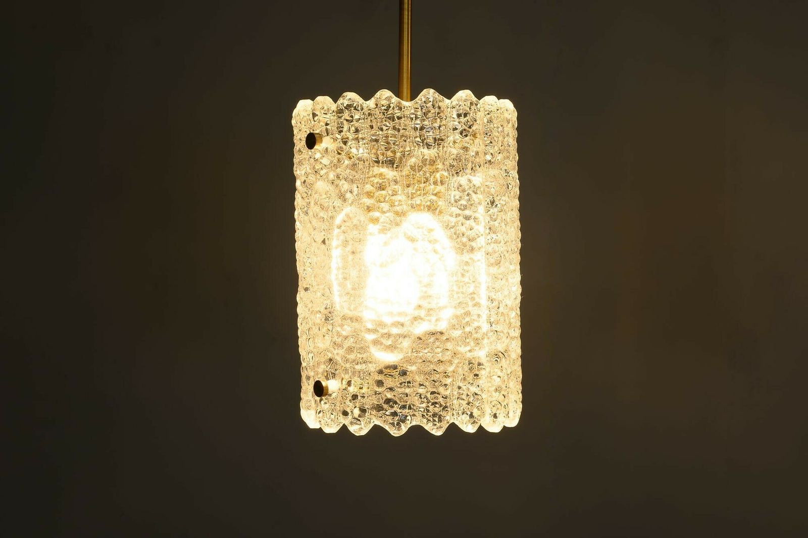 Pair Of Orrefors Pendant Lights photo for sale