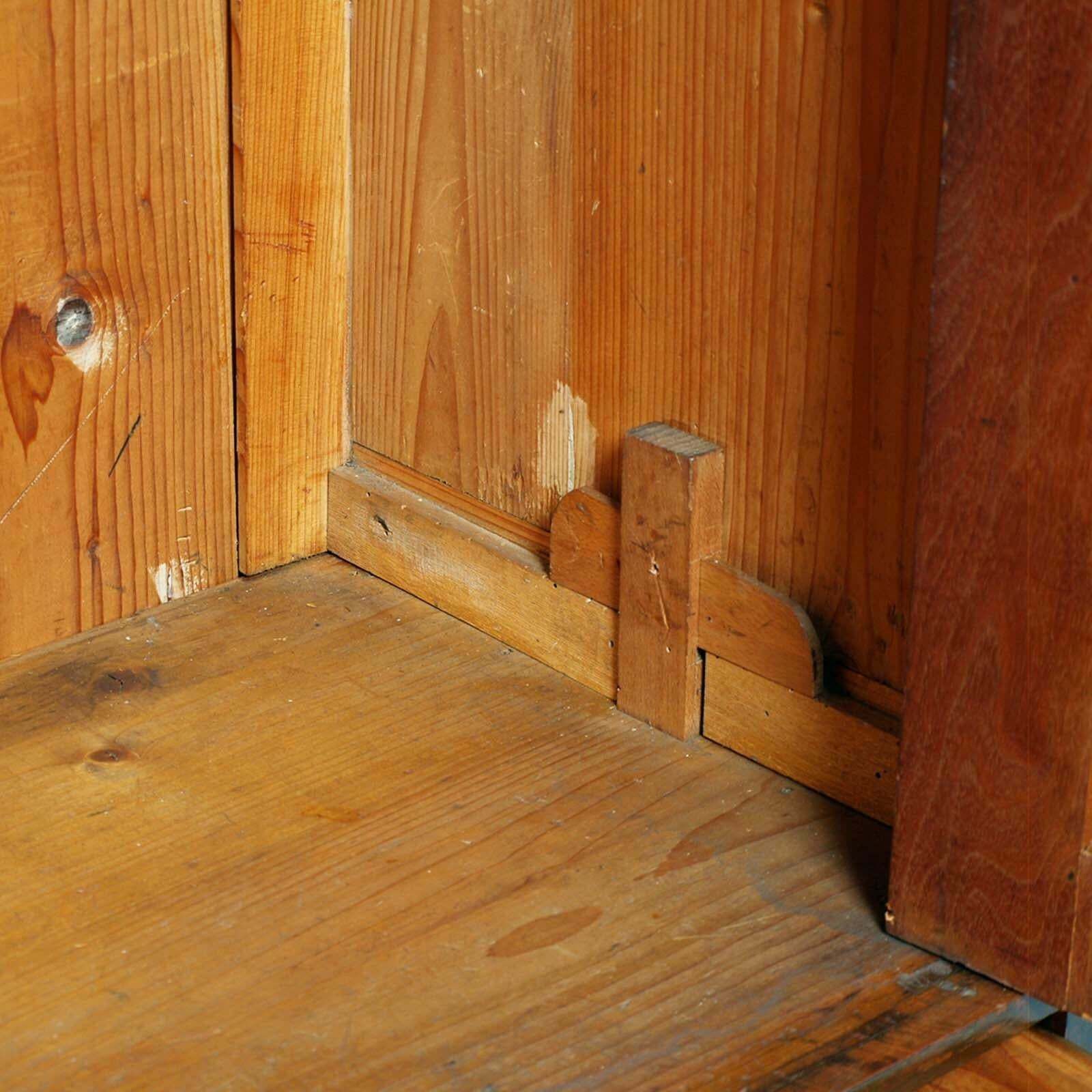 19th Century Austrian Biedermer Wardrobe , Walnut And Walnut Veneer Wax Polished photo 4980.0
