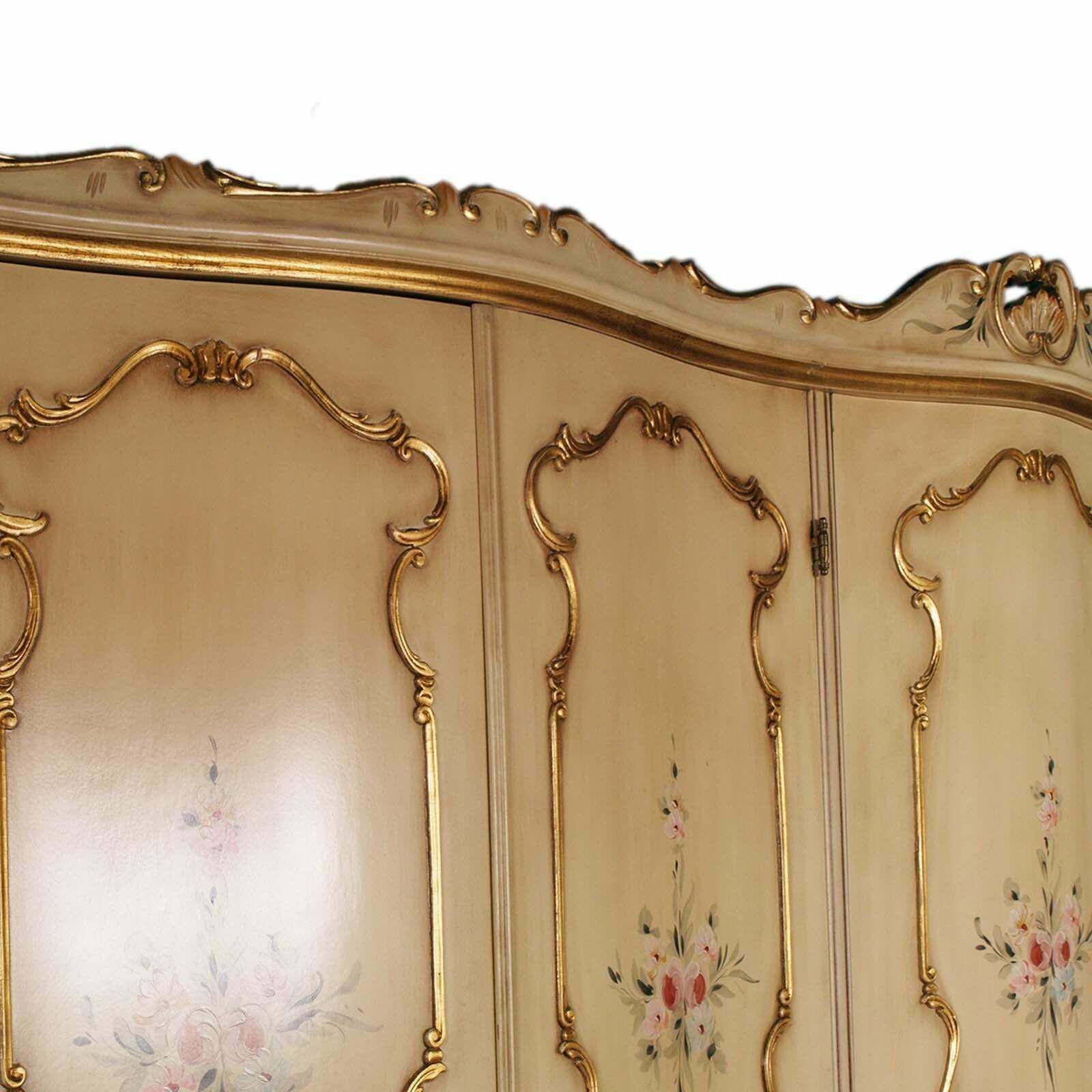 Set Mid 20th Century Baroque Venetian Bedroom By Permanente Mobili Cantu photo vintage