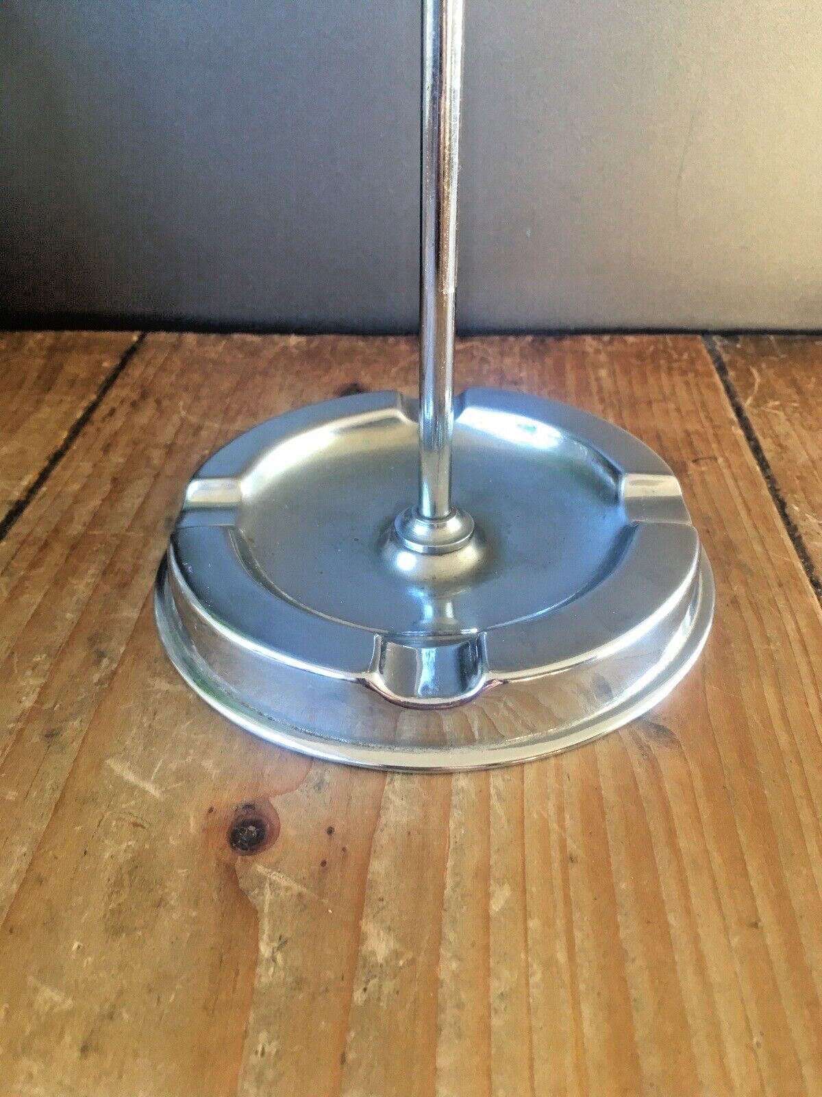photo buy Art Deco Chrome Match Striker Table Desk Ashtray James May Farnel Davidson Glass