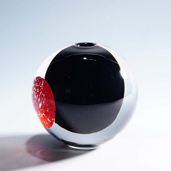 Orientes Vase By Erika Lagerbielke For Orrefors Schweden 2002 photo for sale