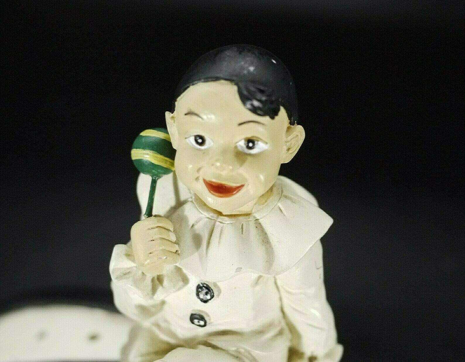 Vintage French Pierrot Clown Lollipop Stand photo for sale