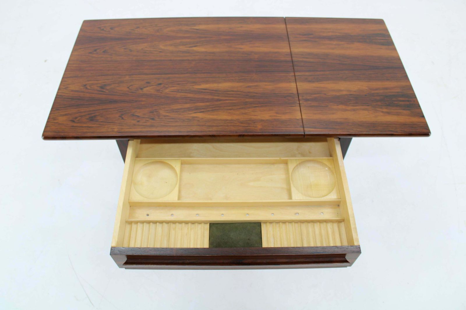 1960s Johannes Andersen Palisander Folding Sewing Table By Silkeborg, Denmark photo 994.0