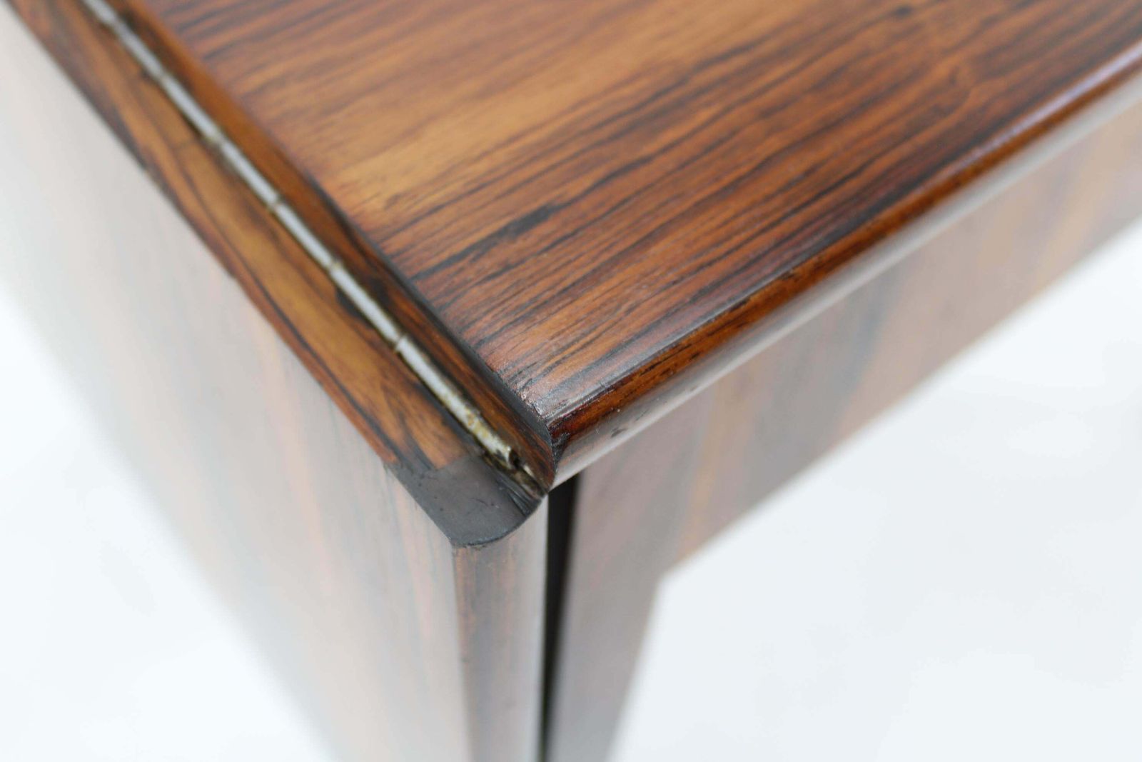 photo vintage 1960s Johannes Andersen Palisander Folding Sewing Table By Silkeborg, Denmark