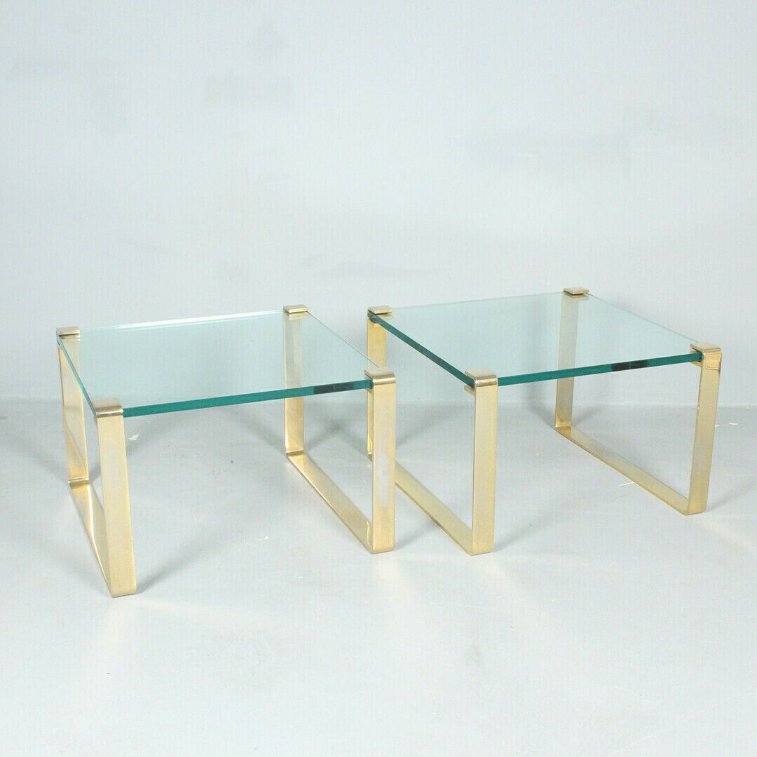 Peter Draenert Pair Of Coffee Tables/Side Tables, Model 'Classic 1022'