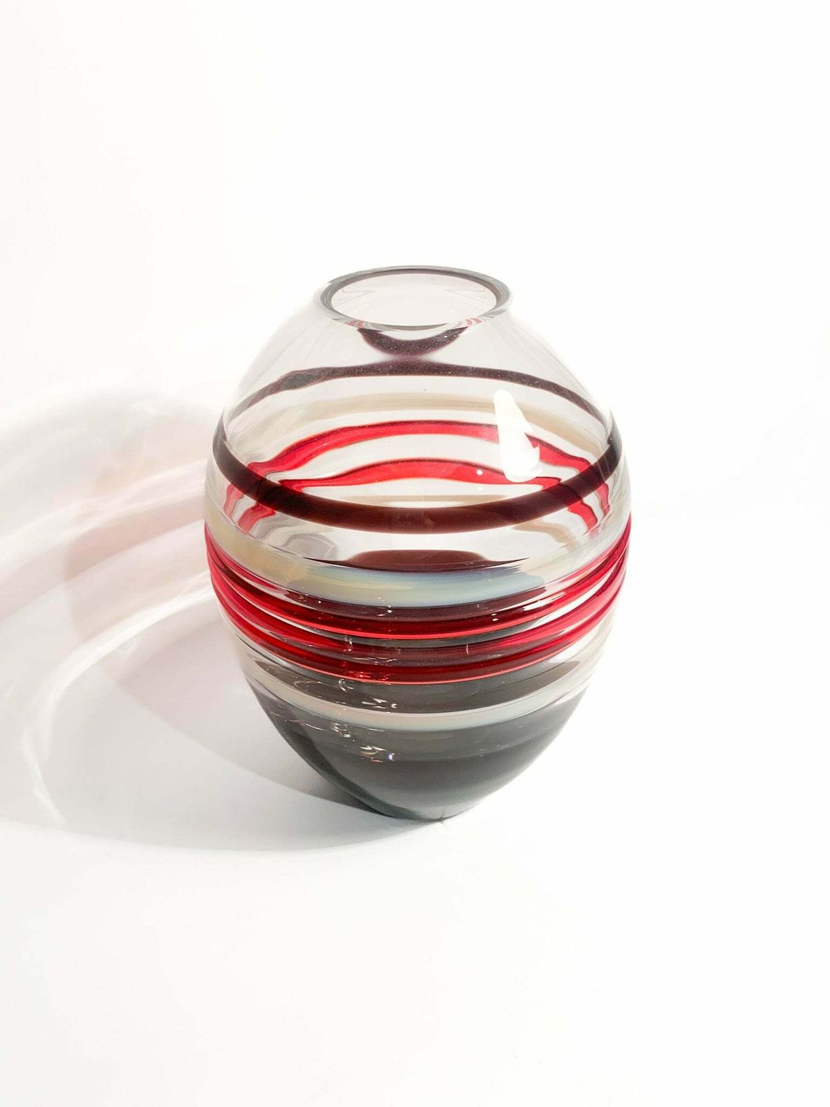photo for sale Murano Glass Vase By Carlo Moretti Reina Model 2008