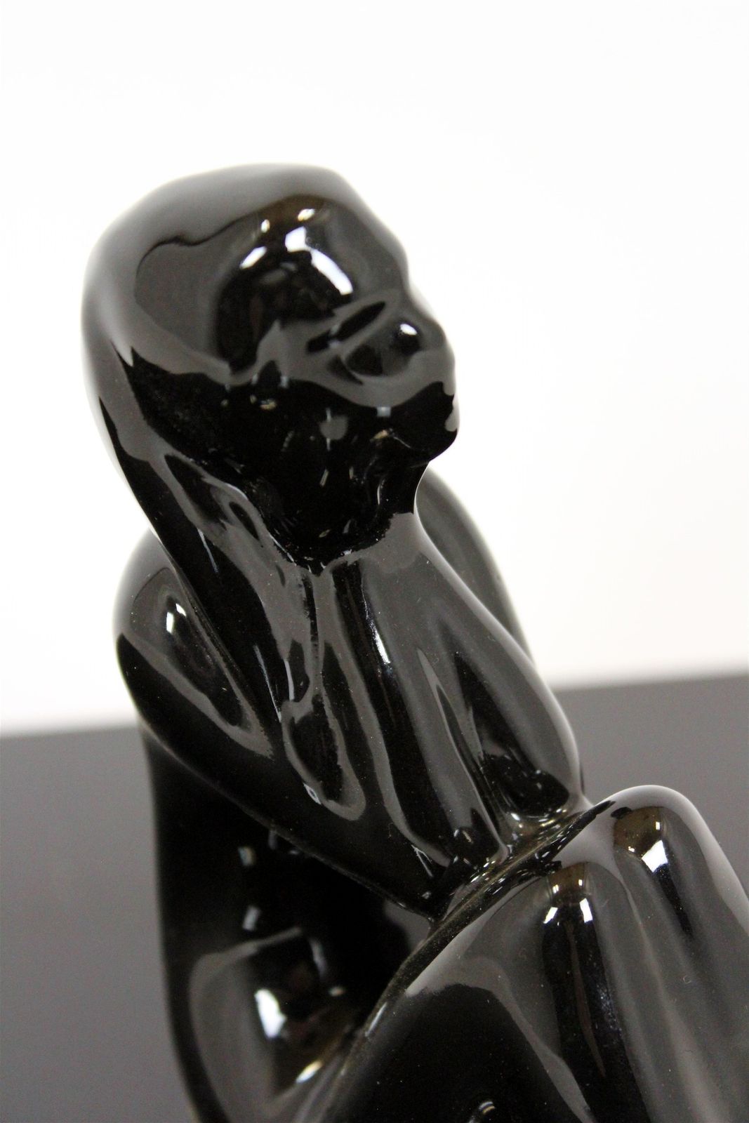 Home Decor Figurine Of A Woman, Jihokera Bechyne Czechoslovakia, 1960s photo