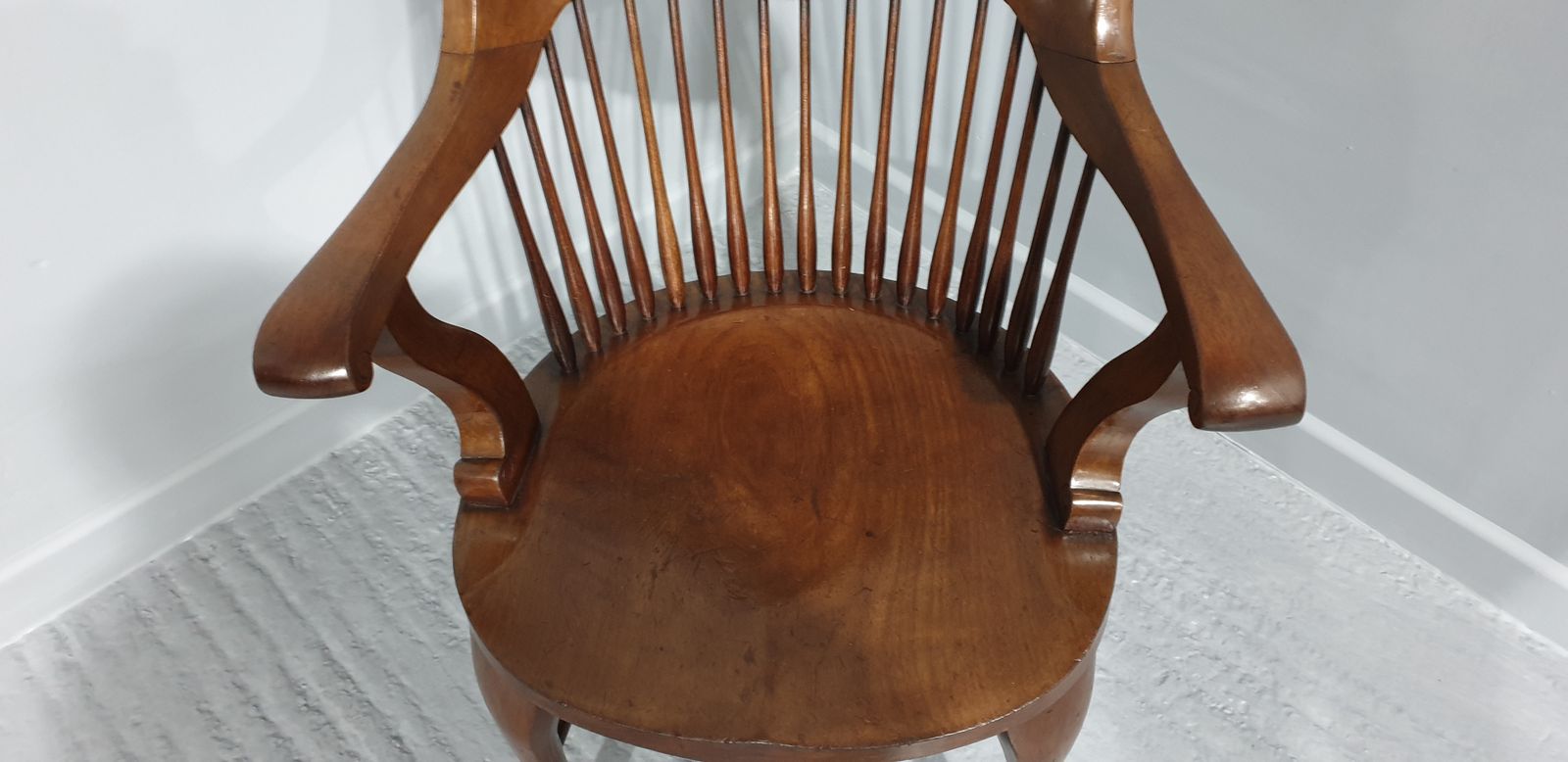 Super Mahogany Office Desk Chair photo furniture