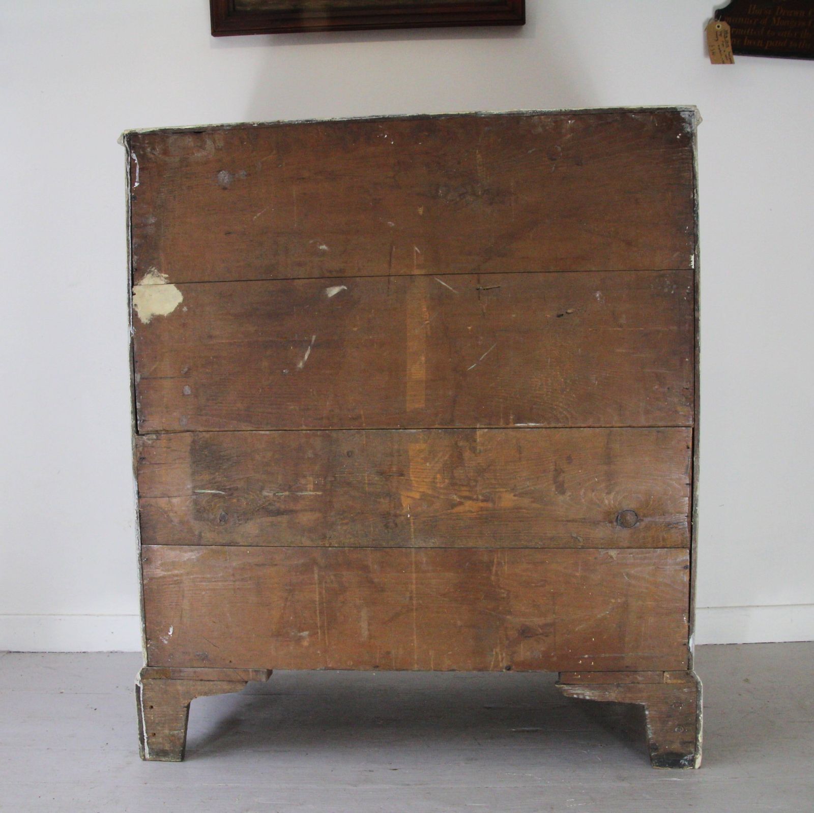 Antique Lime Washed Oak Chest Of Drawers photo furniture