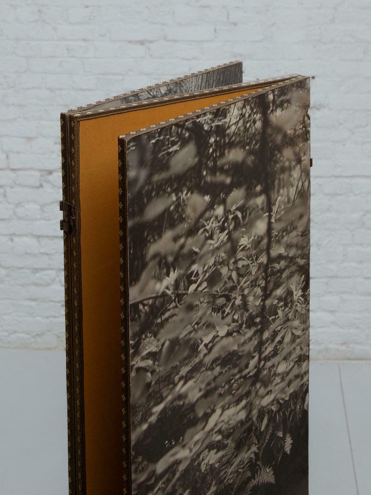 Black And White Forest, Picture Folding Screen, 1960s, Belgium photo vintage