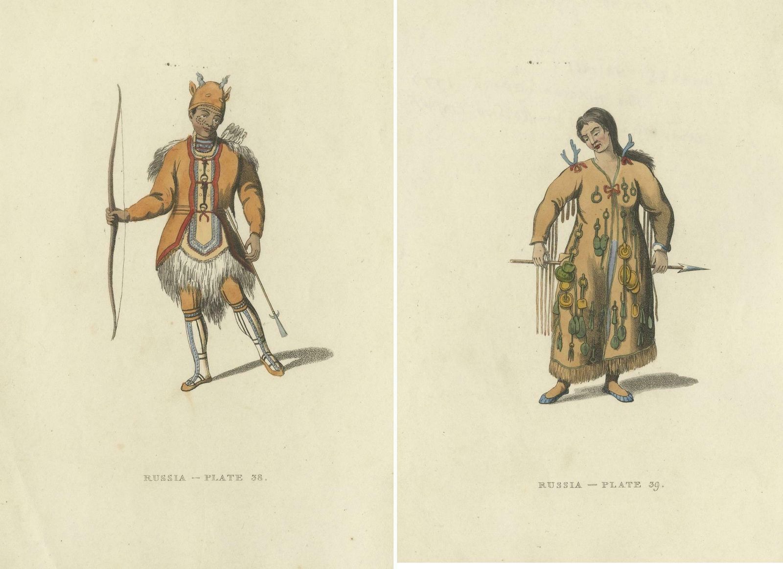 Siberian Traditions: The Tungoose Hunter And Tungoosi Shaman, Published In 1814 photo 262.0