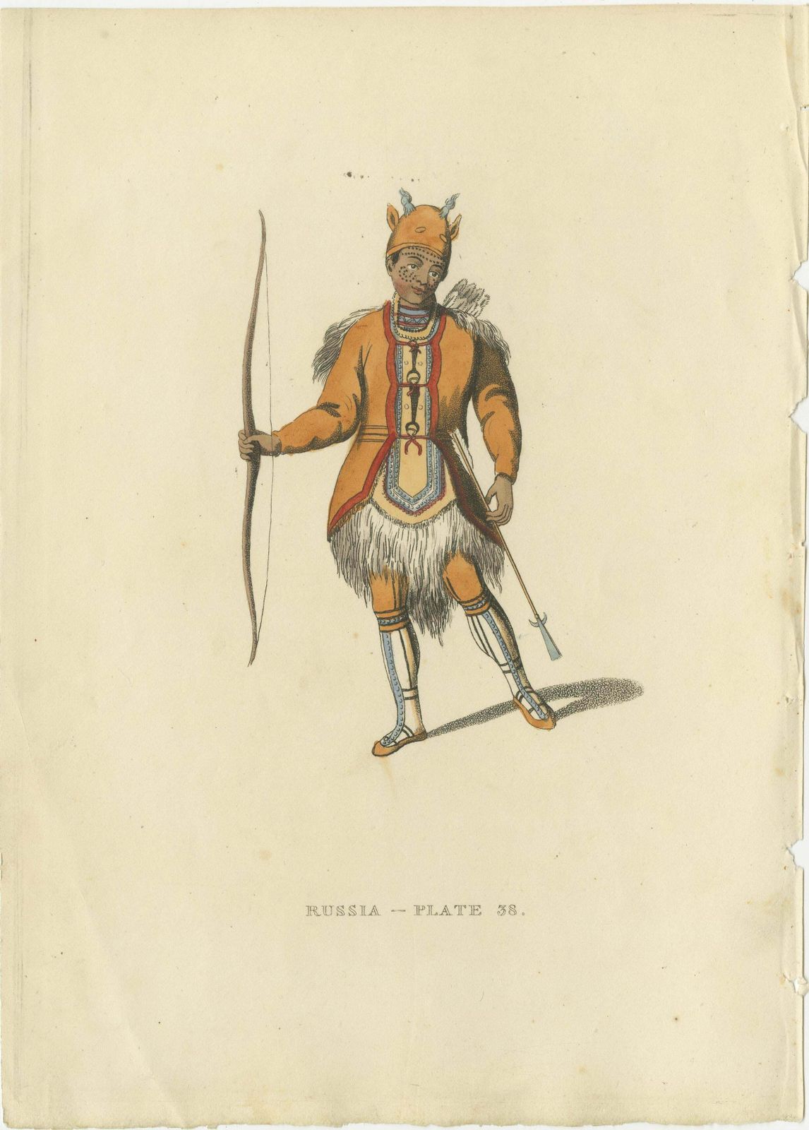 Siberian Traditions: The Tungoose Hunter And Tungoosi Shaman, Published In 1814 photo buy